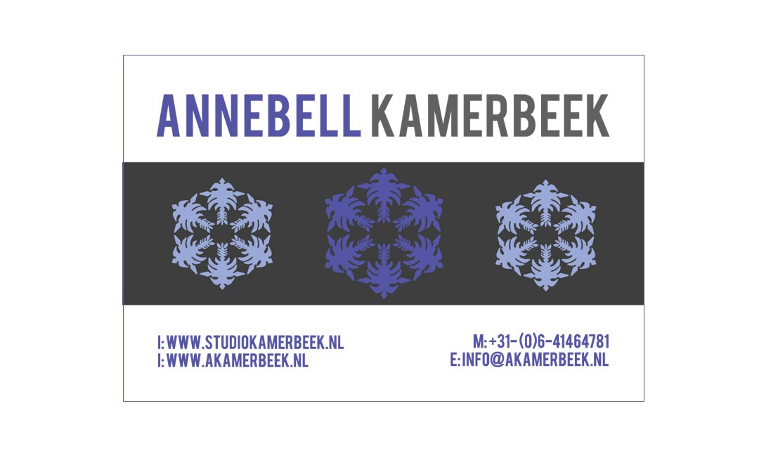 Visitekaartje Annebell Kamerbeek